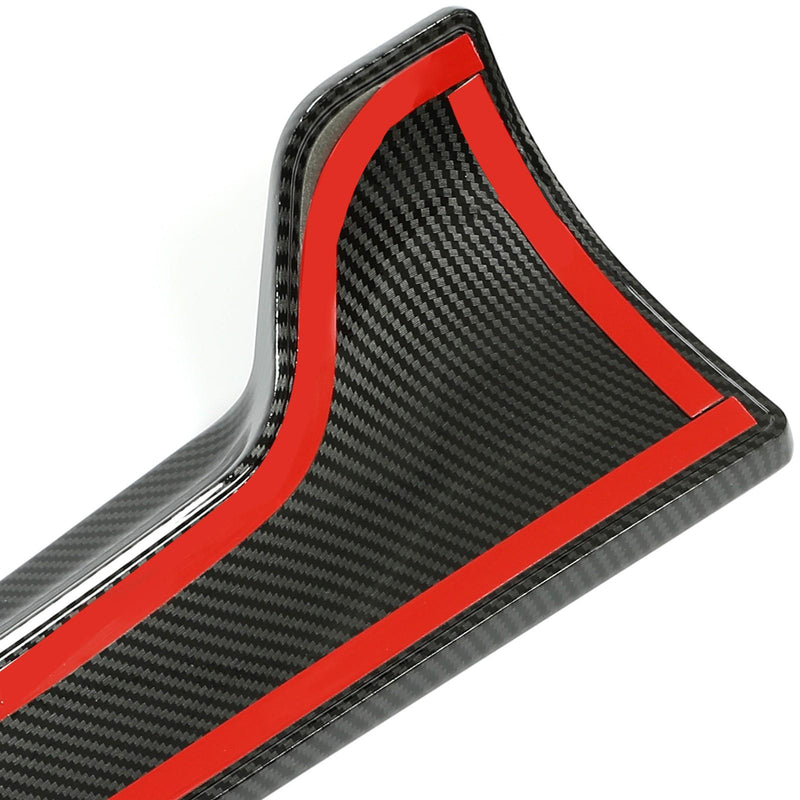 DURAFORCE For Tesla Model 3 2017-2023 LH RH Side Skirts Rocker Panels Carbon Fiber Style