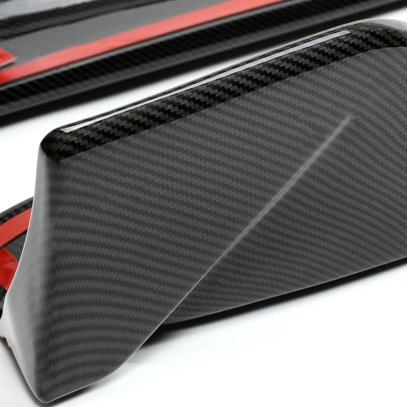 DURAFORCE For Tesla Model 3 2017-2023 LH RH Side Skirts Rocker Panels Carbon Fiber Style