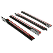 DURAFORCE For Tesla Model 3 2017-2023 LH RH Side Skirts Rocker Panels Carbon Fiber Style