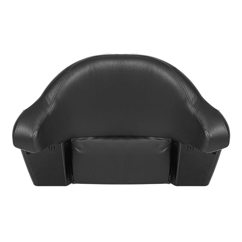 DURAFORCE Motorcycle Hard Saddlebags Saddle Bags + Luggage Trunk Backrest Luggage Rack