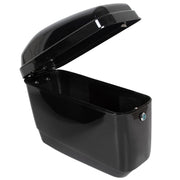 DURAFORCE Motorcycle Hard Saddlebags Saddle Bags + Luggage Trunk Backrest Luggage Rack