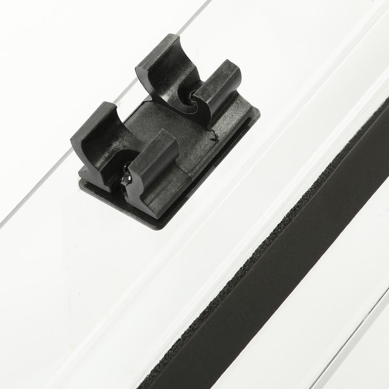 DURAFORCE Flip Front Windshield For 08-14 Polaris RZR 800/S 800/4 800/ XP 900 Clear