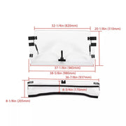 DURAFORCE Flip Front Windshield For 08-14 Polaris RZR 800/S 800/4 800/ XP 900 Clear