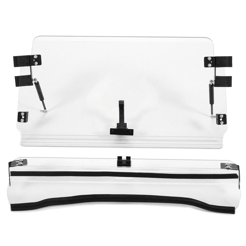 DURAFORCE Flip Front Windshield For 08-14 Polaris RZR 800/S 800/4 800/ XP 900 Clear