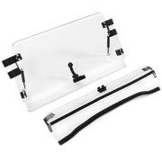 DURAFORCE Flip Front Windshield For 08-14 Polaris RZR 800/S 800/4 800/ XP 900 Clear