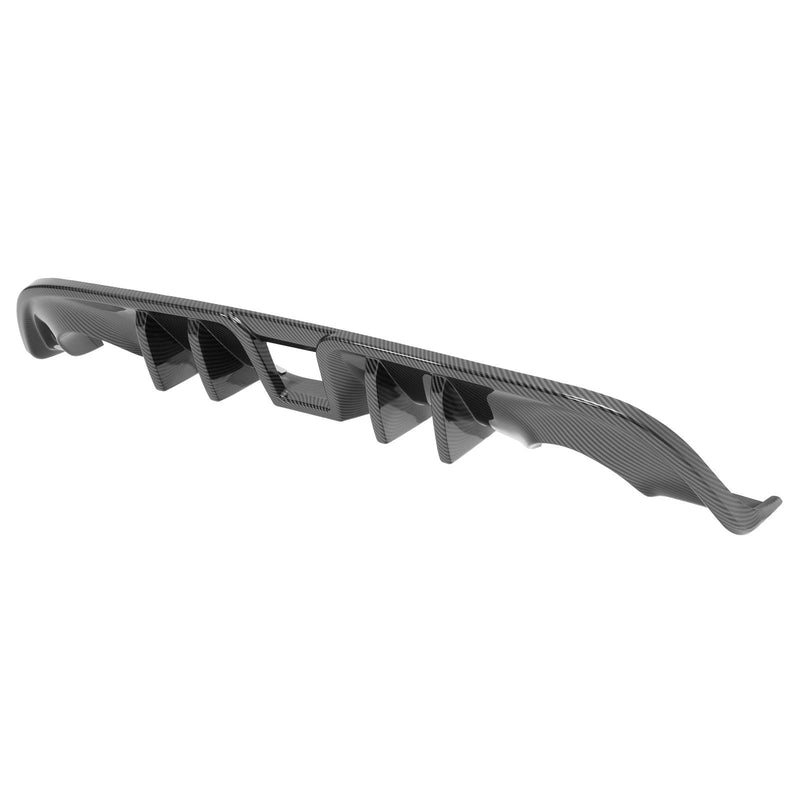 DURAFORCE Carbon Look For Nissan 370Z Coupe 2009-2020 Rear Bumper Lip Valance Diffuser PP