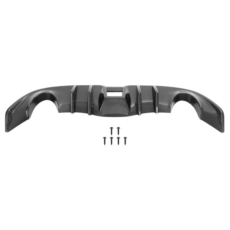 DURAFORCE Carbon Look For Nissan 370Z Coupe 2009-2020 Rear Bumper Lip Valance Diffuser PP