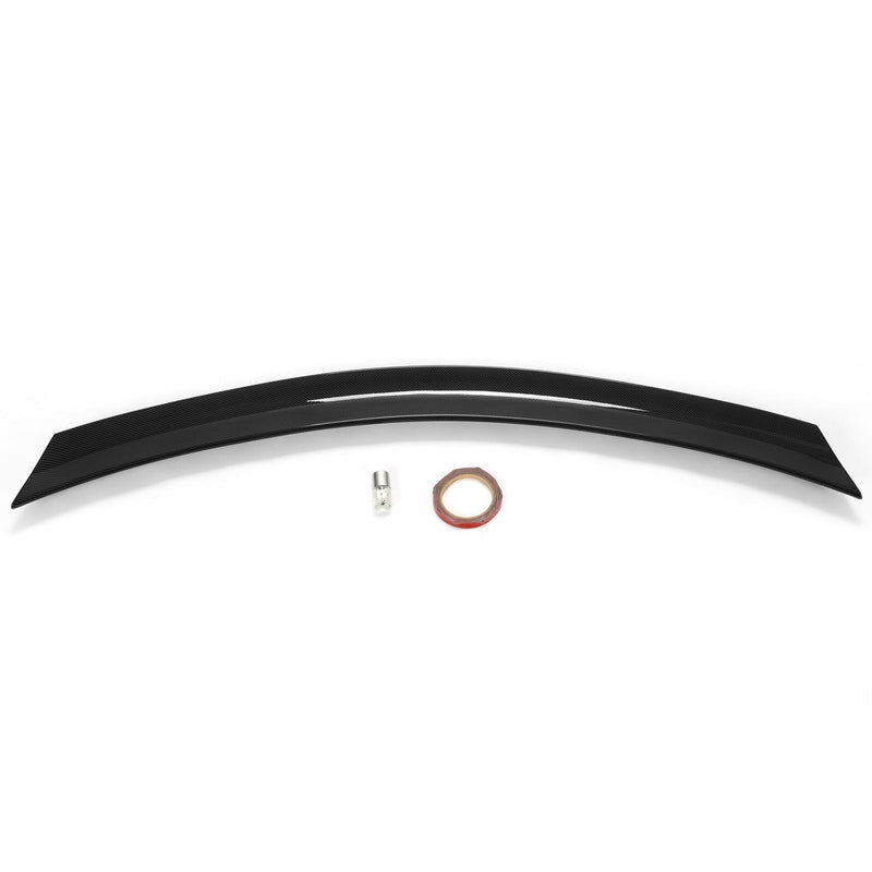 DURAFORCE For Mercedes W204 C63 AMG 2Dr 12-15 Carbon Fiber Style Highkick Trunk Spoiler