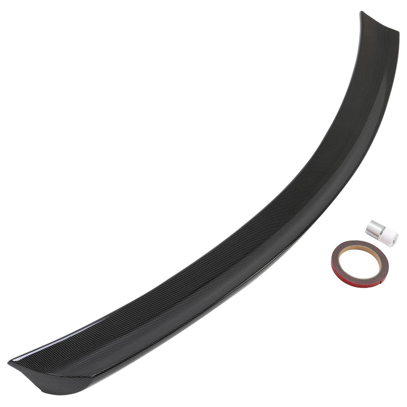 DURAFORCE For Mercedes W204 C63 AMG 2Dr 12-15 Carbon Fiber Style Highkick Trunk Spoiler