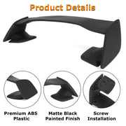 DURAFORCE JDM Style Matte Black Rear Trunk Spoiler Wing For Subaru WRX/WRX STI 2015-2021