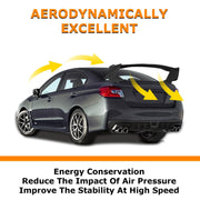 DURAFORCE JDM Style Matte Black Rear Trunk Spoiler Wing For Subaru WRX/WRX STI 2015-2021