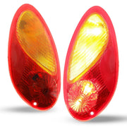DURAFORCE For 2001-2005 Chrysler PT Cruiser Tail Lights Brake Lamps Pair W/Bulb 01 02 03