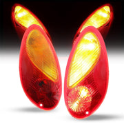 DURAFORCE For 2001-2005 Chrysler PT Cruiser Tail Lights Brake Lamps Pair W/Bulb 01 02 03