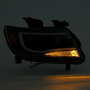 DURAFORCE For Chevy Colorado 2015-2022 LED Tube DRL Dual Projector Headlights Headlamps