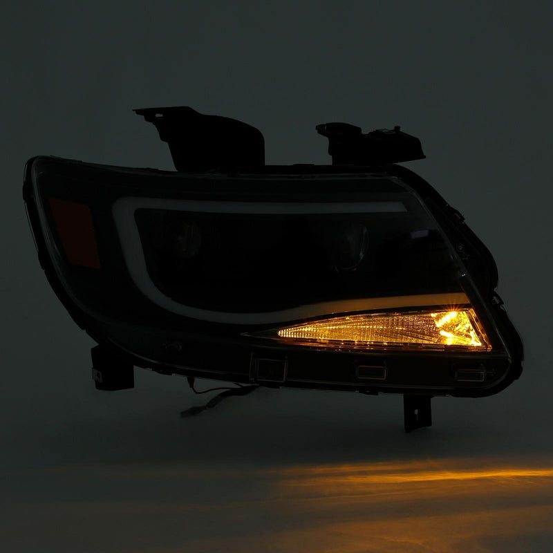 DURAFORCE For Chevy Colorado 2015-2022 LED Tube DRL Dual Projector Headlights Headlamps