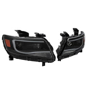 DURAFORCE For Chevy Colorado 2015-2022 LED Tube DRL Dual Projector Headlights Headlamps