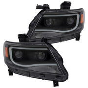 DURAFORCE For Chevy Colorado 2015-2022 LED Tube DRL Dual Projector Headlights Headlamps