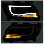 DURAFORCE For Chevy Colorado 2015-2022 LED Tube DRL Dual Projector Headlights Headlamps