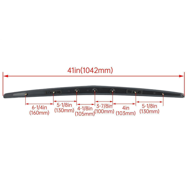 DURAFORCE [FULL LED] FOR CADILLAC DTS 06-11 3RD THIRD TAIL BRAKE LIGHT REAR STOP LAMP RED