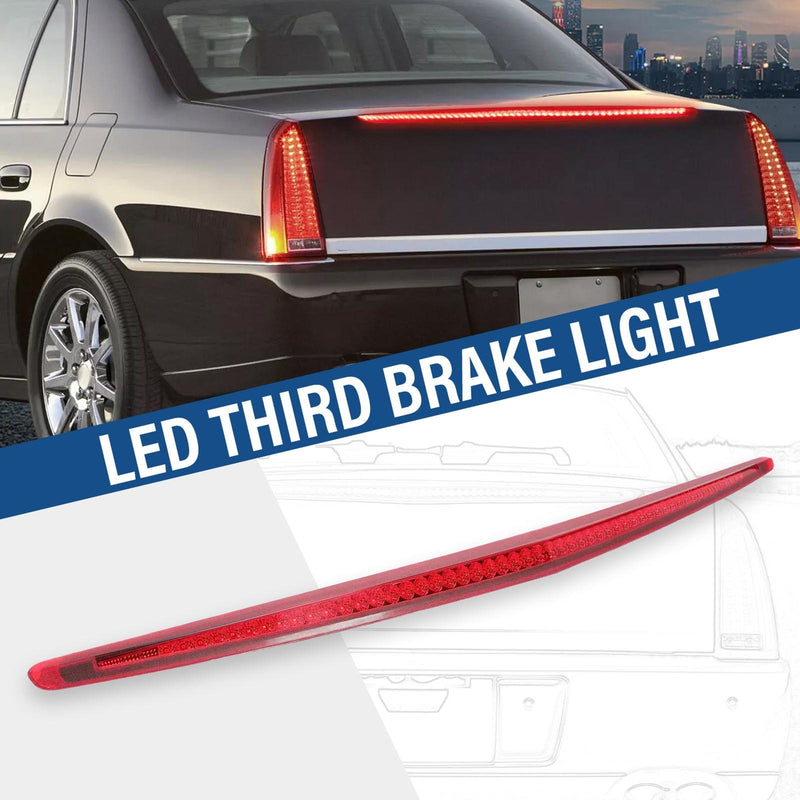 DURAFORCE [FULL LED] FOR CADILLAC DTS 06-11 3RD THIRD TAIL BRAKE LIGHT REAR STOP LAMP RED