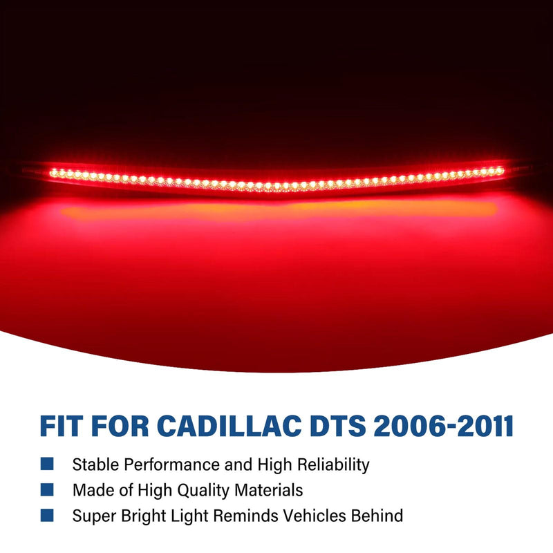 DURAFORCE [FULL LED] FOR CADILLAC DTS 06-11 3RD THIRD TAIL BRAKE LIGHT REAR STOP LAMP RED