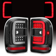 DURAFORCE For Ford Ranger 2001-2011 Black Housing Clear Lens Tail Lights LED C Light Bar
