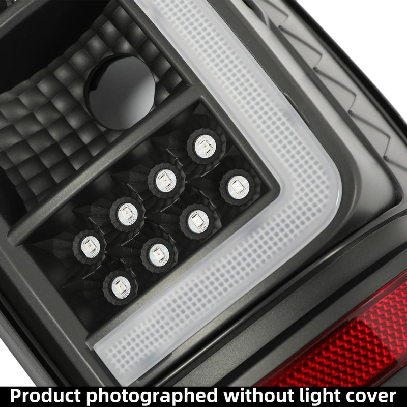 DURAFORCE For Ford Ranger 2001-2011 Black Housing Clear Lens Tail Lights LED C Light Bar