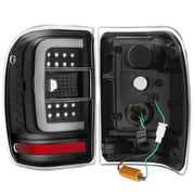 DURAFORCE For Ford Ranger 2001-2011 Black Housing Clear Lens Tail Lights LED C Light Bar