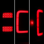 DURAFORCE For Ford Ranger 2001-2011 Black Housing Clear Lens Tail Lights LED C Light Bar