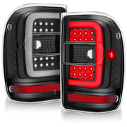 DURAFORCE For Ford Ranger 2001-2011 Black Housing Clear Lens Tail Lights LED C Light Bar