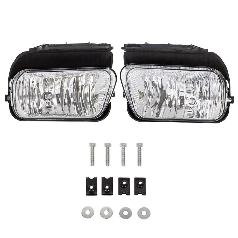 DURAFORCE Bumper Fog Lights Lamps Left+Right Fit For 2003-2006 Chevy Silverado Avalanche