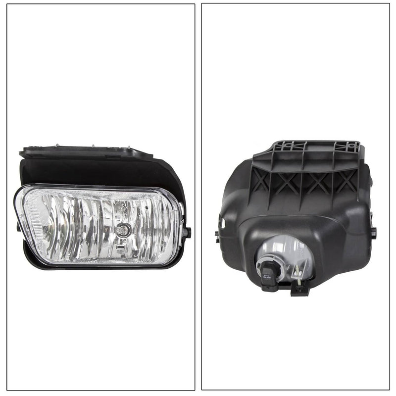 DURAFORCE Bumper Fog Lights Lamps Left+Right Fit For 2003-2006 Chevy Silverado Avalanche