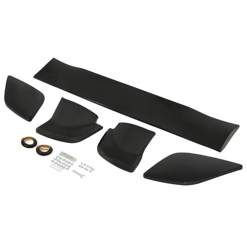DURAFORCE For Subaru WRX / WRX STI Sedan 2015-2021 Carbon Fiber Color Trunk Spoiler Wing