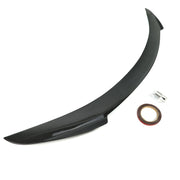 DURAFORCE For Tesla Model S 2012-2021 Carbon Fiber Style Rear Trunk Lid Spoiler Wing ABS