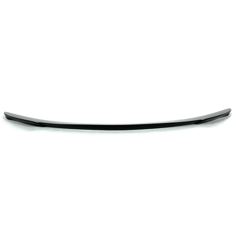 DURAFORCE For Tesla Model S 2012-2021 Carbon Fiber Style Rear Trunk Lid Spoiler Wing ABS