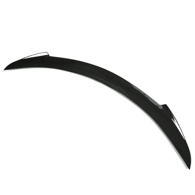 DURAFORCE For Tesla Model S 2012-2021 Carbon Fiber Style Rear Trunk Lid Spoiler Wing ABS