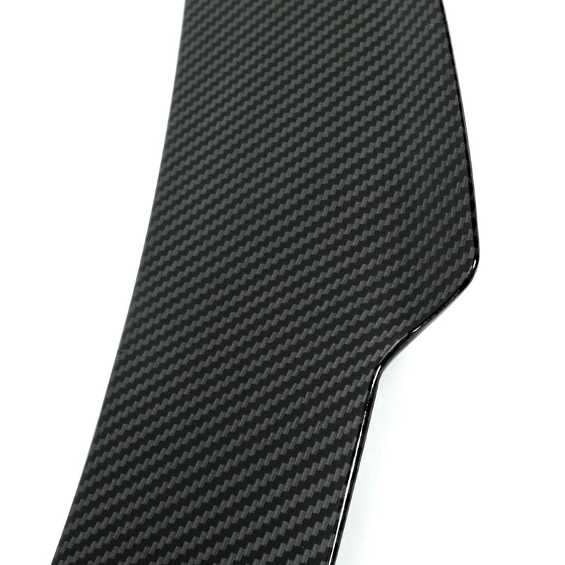 DURAFORCE For Tesla Model S 2012-2021 Carbon Fiber Style Rear Trunk Lid Spoiler Wing ABS