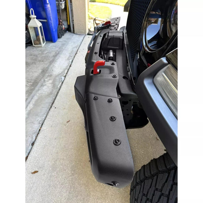 DURAFORCE 10th Anniversary Front Bumper For 18-24 Jeep Wrangler JL Gladiator W/Mount Plate