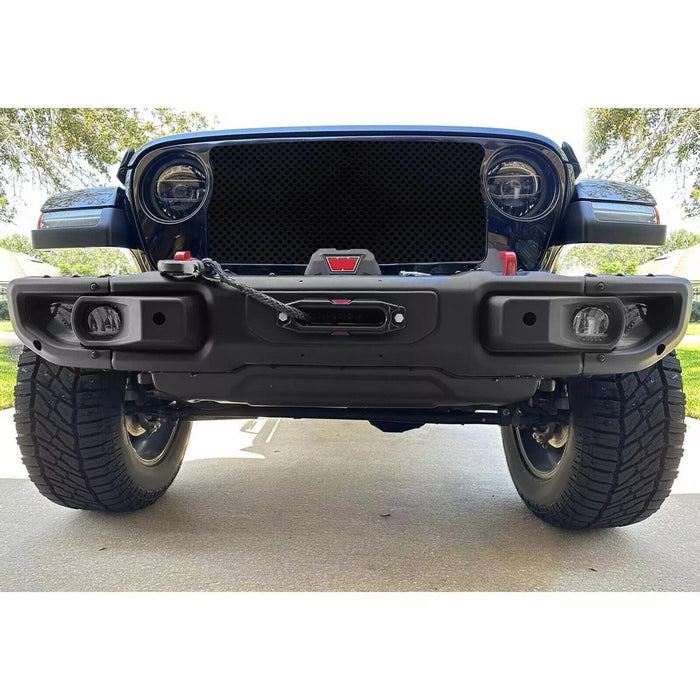 DURAFORCE 10th Anniversary Front Bumper For 18-24 Jeep Wrangler JL Gladiator W/Mount Plate