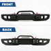 DURAFORCE 10th Anniversary Front Bumper For 18-24 Jeep Wrangler JL Gladiator W/Mount Plate