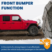 DURAFORCE 10th Anniversary Front Bumper For 18-24 Jeep Wrangler JL Gladiator W/Mount Plate