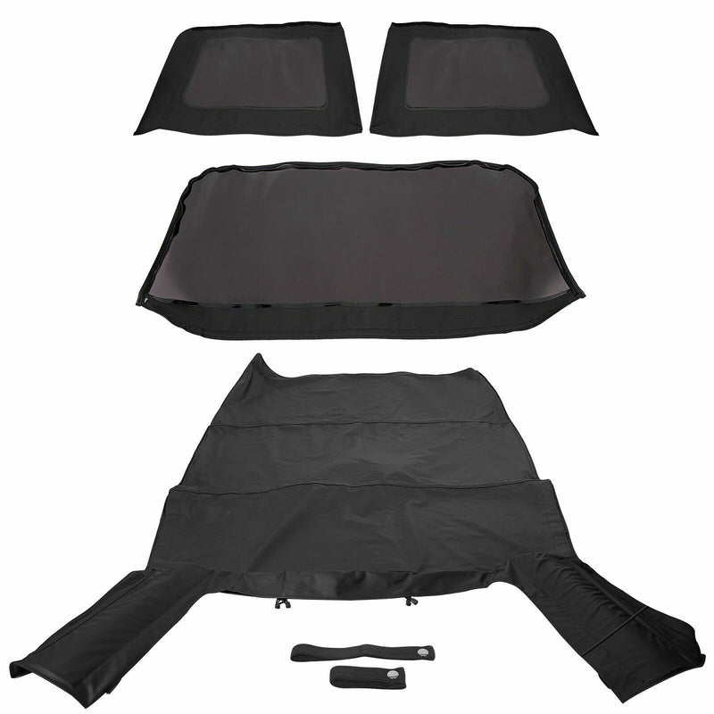 DURAFORCE For 2007-2009 JEEP WRANGLER JK SOFT TOP Black 4 DOOR w/Tinted Windows