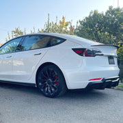 DURAFORCE NEW ABS BLACK REAR BUMPER DIFFUSER VALANCE FOR TESLA MODEL 3 2017-2023