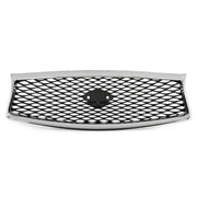 DURAFORCE Fit Infiniti Q50 2014 2015 2016 2017 JDM Chrome Front Bumper Upper Grille Grill