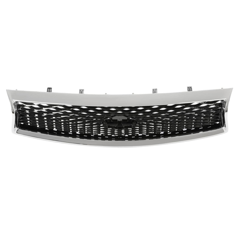 DURAFORCE Fit Infiniti Q50 2014 2015 2016 2017 JDM Chrome Front Bumper Upper Grille Grill
