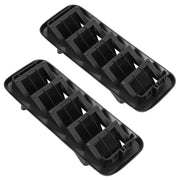 DURAFORCE 2x Back Panel Cab Air Vent Relief Grille For 1999-22 Chevrolet Silverado Sierra