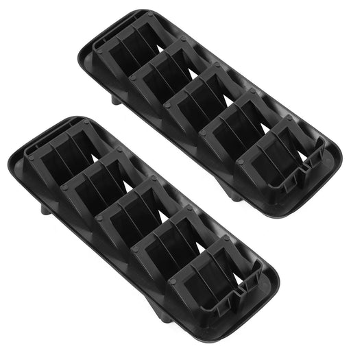 DURAFORCE 2x Back Panel Cab Air Vent Relief Grille For 1999-22 Chevrolet Silverado Sierra