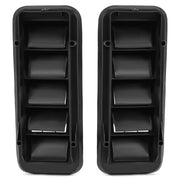 DURAFORCE 2x Back Panel Cab Air Vent Relief Grille For 1999-22 Chevrolet Silverado Sierra