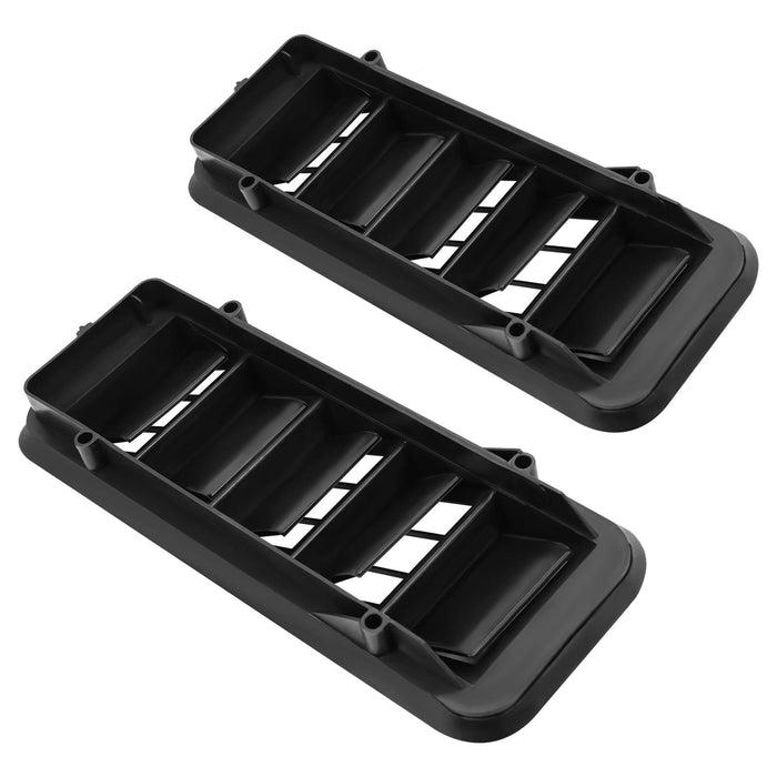 DURAFORCE 2x Back Panel Cab Air Vent Relief Grille For 1999-22 Chevrolet Silverado Sierra