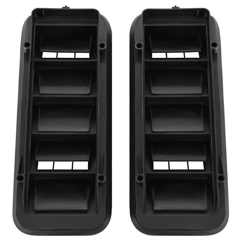 DURAFORCE 2x Back Panel Cab Air Vent Relief Grille For 1999-22 Chevrolet Silverado Sierra